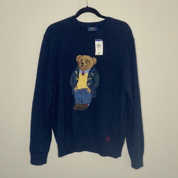 Polo Ralph Lauren Other - Polo Ralph Lauren Crew Neck Polo Bear Sweater